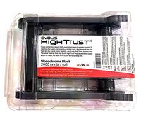 Evolis RCT023NAA Nero nastro per stampante - Nastri per stampa (Evolis Zenius - Evolis Primacy, Nero, Trasferimento termico, Nero, Grigio)