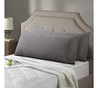 Evolive Set di 2 federe in microfibra ultra morbida (antracite, 53,3 x 137,2 cm)