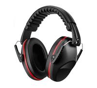Evolpor Cuffie antirumore per bambini, protezione dell'udito regolabile, ideale per dormire, imparare e ridurre il rumore, cuffie compatte e pieghevoli per riporre comodamente, Nero , 11.7*10.5*11.7