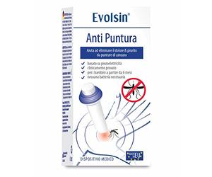Evolsin - Antipuntura per trattare i pizzichi d'insetto senza sostanze chimiche - curatore elettrico di punture d'insetto allevia il prurito & gonfiore - senza batterie - per bambini dai 6 mesi in su