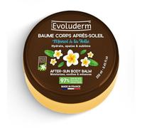 EVOLUDERM - Balsamo Corpo Dopo Sole Monoi alla Follia - 250 ml - 97% di Origine Naturale - Vegan - Fabbricazione Francese
