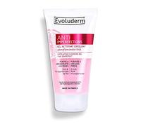 EVOLUDERM - Gel detergente esfoliante anti-imperfezioni - 150 ml - 93% di origine naturale - Vegan - Fabbricazione francese