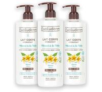 EVOLUDERM - Latte corpo idratante - Monoï alla Folie - Confezione da 3 x 500 ml