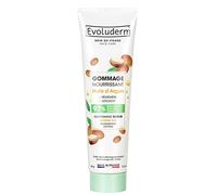 EVOLUDERM - Scrub nutriente Olio di Argan - 150 ml - 97% di origine naturale - Vegan - Fabbricazione francese