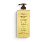EVOLUDERM - Shampoo idratante - Monoi alla follia - Capelli normali a secchi - Sublime - Ripara - Senza silicone - Testato Dermatologicamente - 1000 ml - 95% di origine naturale - Fabbricazione