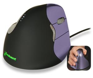 Evoluent VM4S mouse Ufficio USB tipo A (Vertical Mouse4 Small Right - Hand Mouse Warranty: 12M) [500791] - Nouvo