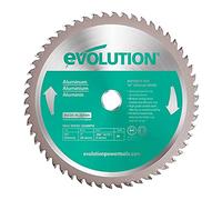 Evolution A255TCT-80MS - 255 mm Lama per taglio di alluminio - Lama per metallo con punta in carburo che in pratica non genera surriscaldamento, ronzii o scintille