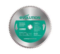 Evolution A355TCT-80CS - 355 mm Lama per taglio di alluminio - Lama per metallo con punta in carburo che in pratica non genera surriscaldamento, ronzii o scintille