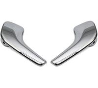 Evolution Car Spares Set di maniglie interne per portiera sinistra e destra, per Opel Corsa D 2006-2014, cromate, 136045, 13297814, 136044, 13297