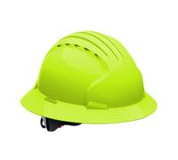 Evolution Deluxe 6161 280-EV6161-10 Full Brim Hard Hat with HDPE Shell