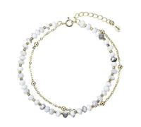 Evolution group Double gold-plated Bracciale with howlites 13115.1