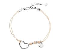 Evolution Group Kabbalah 13053.3 Beige - Bracciale con Cuori
