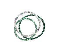 Evolution Group Perline Minerali 43043.3 Verde - Set di Braccialetti
