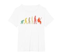 Evolution of A Bassoonist - Bassoon Maglietta, Donna Plus-Size, Bianco, 1X