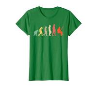 Evolution of A Bassoonist - Bassoon Maglietta, Donna, Verde Mela, M