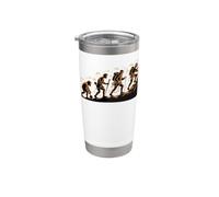 Evolution of a Climber Mountaineering Summit Alpine Bicchiere termico in acciaio inox doppia parete