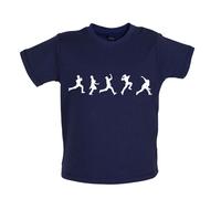 Evolution of Cricket Bowling - Maglietta Neonato/Tutina - World Cup Player Love