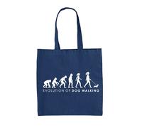 Evolution Of Donna Cane Passeggio - Borsa Tote IN Tela - Cani Walker Animali