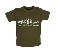 Evolution Of Donna Rugby - T-Shirt / Body - League Union Nazionali Sei 6