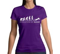 Evolution Of Donna Rugby - T-Shirt - League Union Nazionali Sei 6 Amore