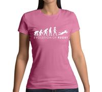 Evolution Of Donna Rugby - T-Shirt - League Union Nazionali Sei 6 Amore