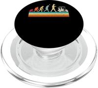 Evolution Of Golf Golf Humor Tee PopSockets PopGrip per MagSafe