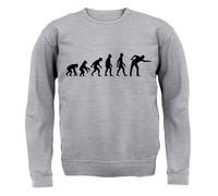 Evolution of Man Snooker Felpa Uomo Donna Hoodie Pullover 147 Crucible Ronnie