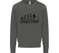 Evolution Of Rugby Player Union Divertente Bambini Felpa Maglione