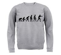 Evolution Of Uomo Boxe - Adulti Felpa/Maglione - Scatola Anello Love Fan Sport