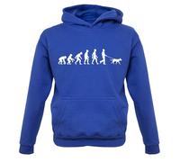 Evolution Of Uomo Cane Passeggio - Bambini Felpa/Maglione - Cani Labrador