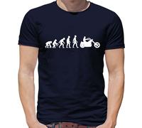 Evolution Of Uomo Chopper Moto T-Shirt - Bicicletta Rock