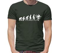 Evolution Of Uomo Cyclo Croce - T-Shirt - Bicicletta Ciclismo Cyclocross X