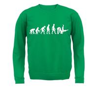 Evolution Of Uomo Judo - Bambini Felpa/Maglione - Arti Marziali Fight Love Sport
