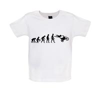 Evolution Of Uomo Moto X - Bambino T-Shirt / Body - Motocross Motore Croce Moto