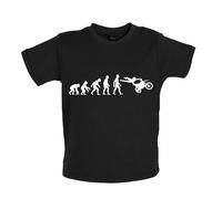 Evolution Of Uomo Moto X - Bambino T-Shirt / Body - Motocross Motore Croce Moto