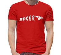 Evolution Of Uomo Moto X - T-Shirt - Motocross Motore Croce Moto Ciclismo