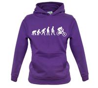 Evolution Of Uomo Mountain Bike - Bambini Felpa con Cappuccio Trail Bicicletta