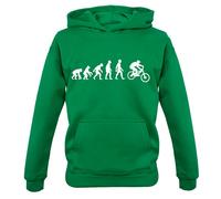 Evolution Of Uomo Mountain Bike - Bambini Felpa con Cappuccio Trail Bicicletta