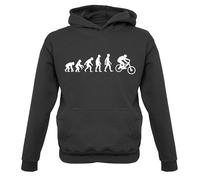 Evolution Of Uomo Mountain Bike - Bambini Felpa con Cappuccio Trail Bicicletta