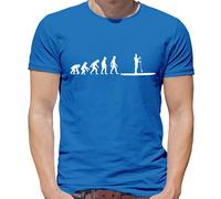 Evolution Of Uomo Pagaia Tavola - T-Shirt - Paddleboarding Carta D'Imbarco Mare