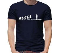 Evolution Of Uomo Pagaia Tavola - T-Shirt - Paddleboarding Carta D'Imbarco Mare