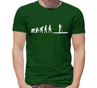 Evolution Of Uomo Pagaia Tavola - T-Shirt - Paddleboarding Carta D'Imbarco Mare