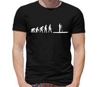 Evolution Of Uomo Pagaia Tavola - T-Shirt - Paddleboarding Carta D'Imbarco Mare