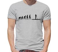 Evolution Of Uomo Pagaia Tavola - T-Shirt - Paddleboarding Carta D'Imbarco Mare