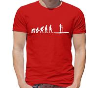 Evolution Of Uomo Pagaia Tavola - T-Shirt - Paddleboarding Carta D'Imbarco Mare