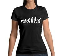 Evolution Of Uomo Roller Derby Donna T-Shirt - Pattinatrice - Skate