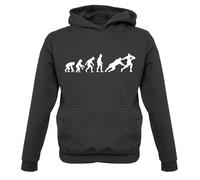 Evolution Of Uomo Rugby - Bambini Felpa con Cappuccio Player Union League 6 Sei