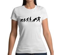 Evolution Of Uomo Rugby - Donna T-Shirt - 6 Nazionali Sei League Union