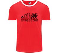 Evolution Of Welsh Rugby Player Union Divertente Uomo Ringer Fotl