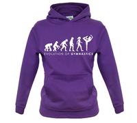 Evolution Of Woman Felpa Ginnastica Unisex Bambini Cotone 100%